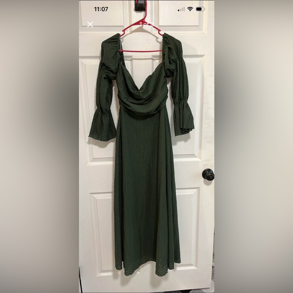 Elegant Green Women's Dress